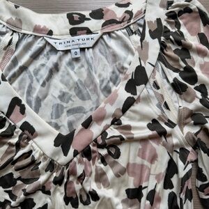 Trina Turk Multicolor Patterned Dress with cutouts